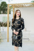 ORANGE JUICE Lace Embroidered Round Neck Dresses